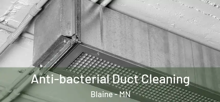 Anti-bacterial Duct Cleaning Blaine - MN