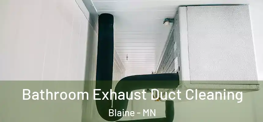 Bathroom Exhaust Duct Cleaning Blaine - MN